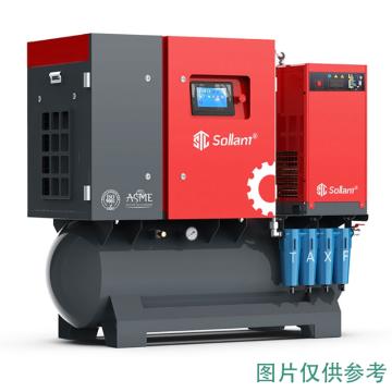 索兰特 四合一变频螺杆空压机，SLTI-7.5V-0.8Mpa-A-低配版 7.5KW,1.1m³/min 售卖规格：1台