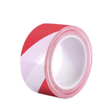 布朗森/BRONSON 通用型地板划线胶带，高性能PVC自粘性材料，50mmx22m，红/白，A66212 售卖规格：1卷