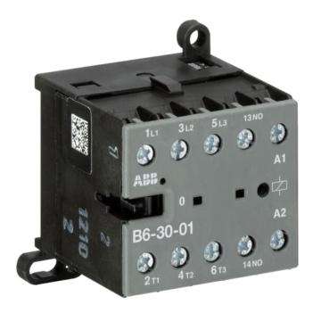 ABB 小容量交流接触器，B6-30-01*110-127V 40-450Hz 售卖规格：1只