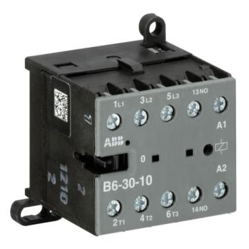 ABB 小容量交流接触器，B6-30-10*110-127/40-450Hz 售卖规格：1只