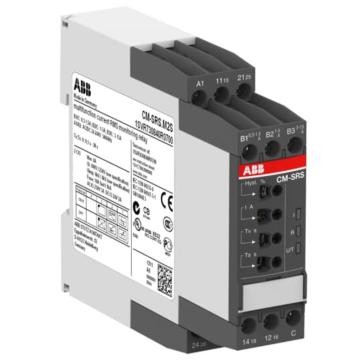 ABB 监测继电器，CM-SRS.M2S, 2c/o, 0.3-15A, 24-240VAC/DC 售卖规格：1只