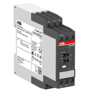 ABB 电子时间继电器，CT-APS.21P, 2c/o, 24-240VAC/DC 售卖规格：1只