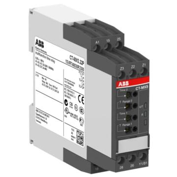 ABB 电子时间继电器，CT-MXS.22P, 2c/o, 24-48VDC, 24-240VAC 售卖规格：1只