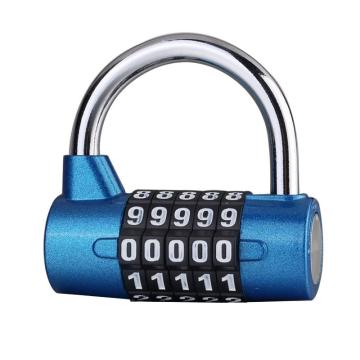罕码 U型5位密码锁(短梁)，HMLK3128Blu 蓝色 售卖规格：1个