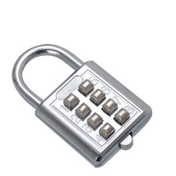 罕码 8位按键密码锁盲人按键锁银色，HMLK3117Sil 售卖规格：1个
