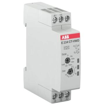 ABB 电子时间继电器，CT-VWD.12, impulse-on,0.05s-100h,1c/o 售卖规格：1只