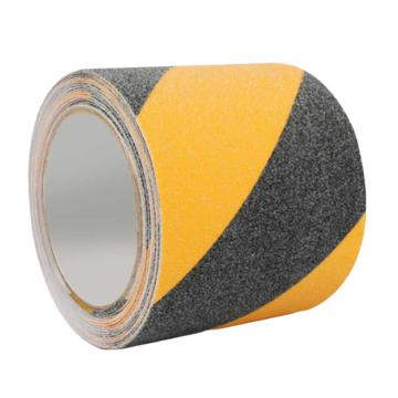 帛拉 警示防滑胶带-黄黑色，100mmx20m，PET，90125 售卖规格：1卷