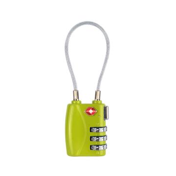 罕码 TSA海关密码锁(长缆绳)，HMLK3107Gn 绿色 售卖规格：1个