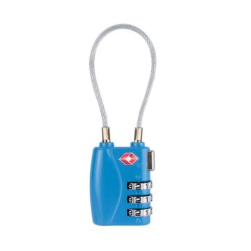 罕码 TSA海关密码锁(长缆绳)，HMLK3107Blu 蓝色 售卖规格：1个