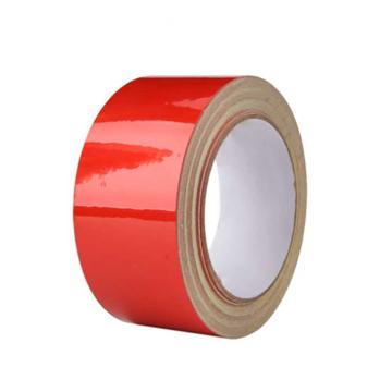 帛拉 耐磨反光胶带-红色，50mm*22m，反光PET材质，表面覆有超强保护膜，90485A 售卖规格：1卷