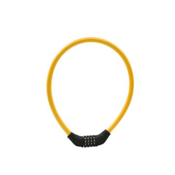 罕码 便携式链条锁(四位密码)，HMLK3106Y 长度41cm 黄色 售卖规格：1个