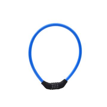 罕码 便携式链条锁(四位密码)，HMLK3106Blu 长度41cm 蓝色 售卖规格：1个