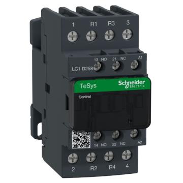 施耐德电气 TeSys D系列四极交流控制接触器，LC1D258P7 售卖规格：1个