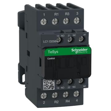 施耐德电气 TeSys D系列四极交流控制接触器，LC1D258D7 售卖规格：1个