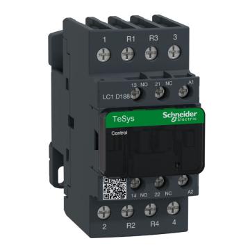 施耐德电气 TeSys D系列四极交流控制接触器，LC1D188P7 售卖规格：1个