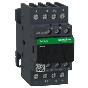 施耐德电气 TeSys D系列四极交流控制接触器，LC1D258E7 售卖规格：1个