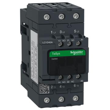 施耐德电气 TeSys D系列三极交流控制接触器，LC1D40AU7 40A，240V，50/60Hz 售卖规格：1个