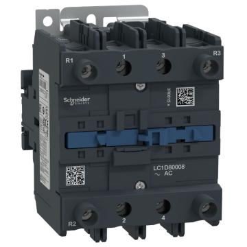 施耐德电气 TeSys D系列四极交流控制接触器，LC1D80008Q7 售卖规格：1个
