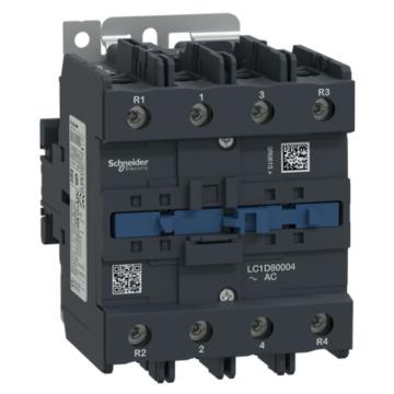 施耐德电气 TeSys D系列四极交流控制接触器，LC1D80004M5 售卖规格：1个