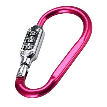 罕码 锁扣密码锁(D型密码锁)，HMLK3118P 粉色 售卖规格：1个