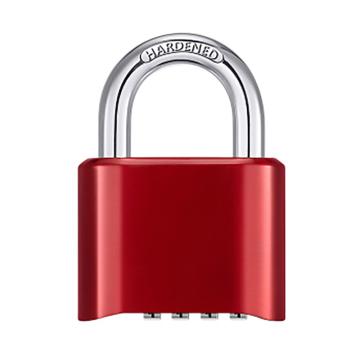 罕码 锌合金底部密码锁红色，HMLK3110R 售卖规格：1个