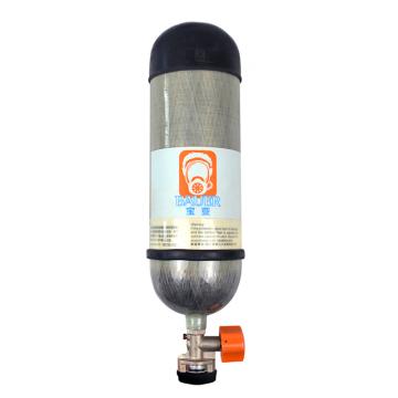 宝亚 6.8L空气呼吸器气瓶，KHF-30B7 全缠绕碳纤维复合材质，带表瓶阀 售卖规格：1个