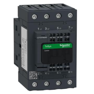 施耐德电气 TeSys D系列四极交流控制接触器，LC1DT60A3E7 售卖规格：1个