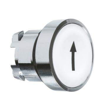施耐德电气 金属按钮头，ZB4BA334 白色 平头 带标志 售卖规格：1个