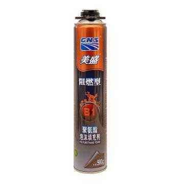 坚朗美盛 B1级阻燃防火发泡填缝剂，MS-B1ZRX，750ML(900g)，聚氨酯