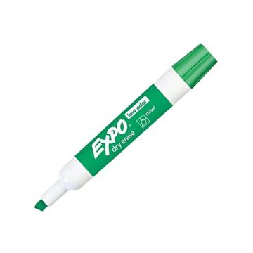 锐意 低气味方头记号笔，80004 绿色 书写宽度1-5mm 售卖规格：1支