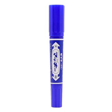 斑马/ZEBRA 大麦奇双头记号笔，MO-150 粗头6.0mm 细头1.5-2.0mm （蓝色） 售卖规格：1支