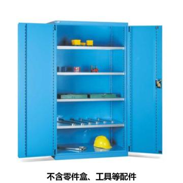 位邦 储物柜，77.6311.02 1023×550×1800mm,蓝色,对开钢门柜,4层层板 售卖规格：1个