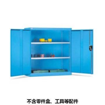 位邦 储物柜，77.6201.02 1023×550×1000mm,蓝色,对开钢门柜,2层层板 售卖规格：1个