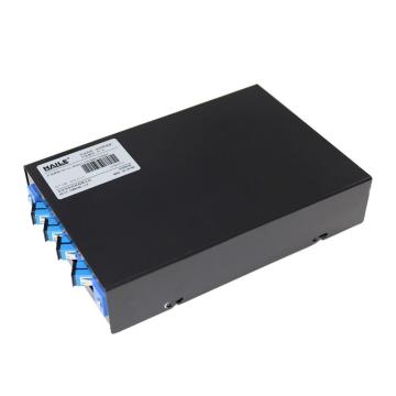 海乐 4口光纤终端盒，P1-4-SC 4芯SC满配 光纤盒 光缆尾纤熔接盒 光纤配线架 售卖规格：1个