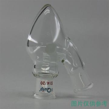 芯硅谷 两口鸡心瓶 5ml 磨口：14/20(主);14/20(侧)，P4020-A5ml-1EA 售卖规格：1个