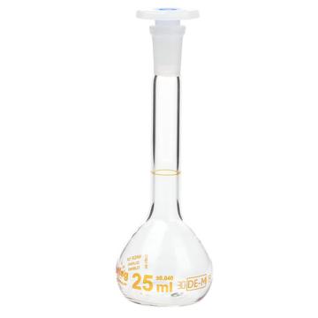 Witeg 容量瓶，3664003 25ml±0.04ml，A级，10/19，含塑料塞 售卖规格：1个