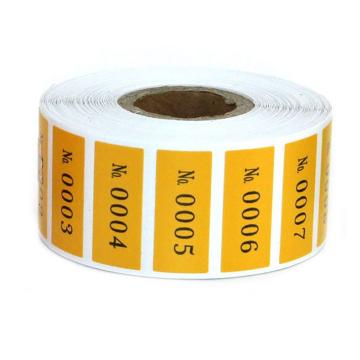 芯硅谷 连号标签 颜色：黄色，P6128-Y-6EA 售卖规格：6卷/盒