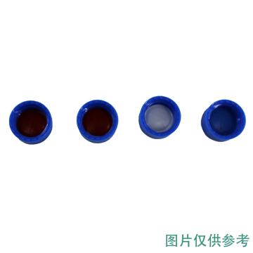 芯硅谷 9mm聚丙烯短螺纹瓶一体盖垫 描述：白色PTFE/红色硅胶隔垫，P6726-01-100EA 售卖规格：100个/包