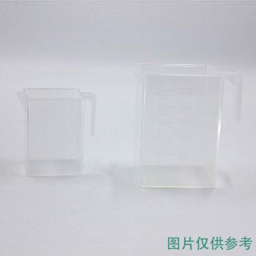 芯硅谷 聚丙烯方形量杯，P6954-600ml-72EA 600ml，带手柄和倾倒口 售卖规格：72个/箱