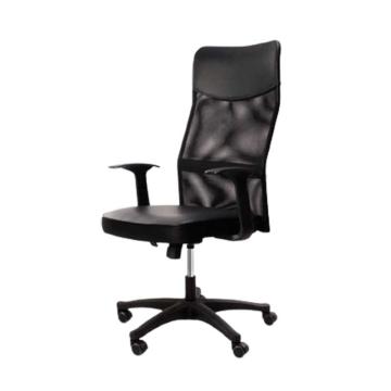 得力 3D活动扶手电脑椅办公椅，87083 (黑色)不含安装 售卖规格：1把