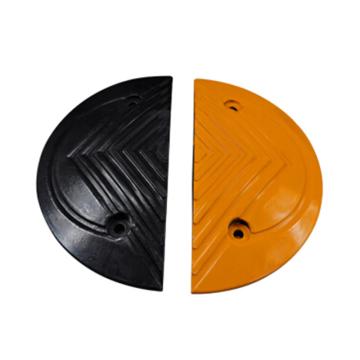 锦安行 菱形款圆头加厚橡胶减速带，17×30×5cm 售卖规格：1对