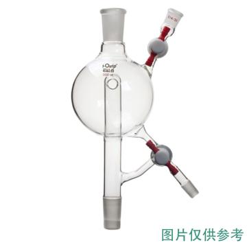 芯硅谷 溶剂蒸馏头(右下侧有磨口) 1000ml 下磨口：24/40，S4536-A1000ml-1EA 售卖规格：1个