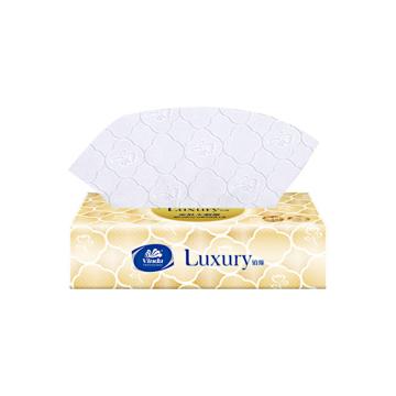 维达/Vinda Luxury铂臻系列3层80抽塑包棉韧立体美压花面巾纸，VS2418-A 售卖规格：18包/箱