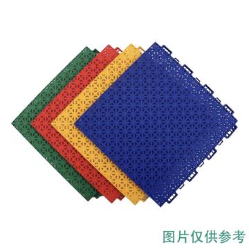 Raxwell 地板，雪花纹 30.5×30.5×1.53cm 悬浮 硬质PVC 红/黄/蓝/绿色下单请备注 售卖规格：1片