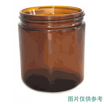 芯硅谷 广口膏体瓶 描述：500ml棕瓶 配白盖，W400860-06-10EA 售卖规格：10个/包