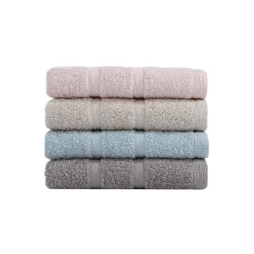 三利/SANLI 情侣毛巾，纯棉素色缎档70×33cm 随机色 售卖规格：1条