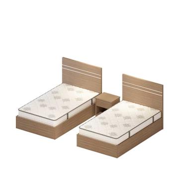 Raxwell 现代简约环保板式床（不含床垫），RFBB0009 双人床 1500*2000*900mm 售卖规格：1个