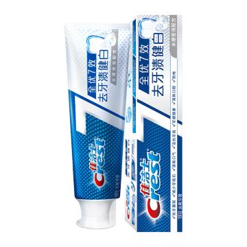 佳洁士/Crest 牙膏，全优7效去牙渍健白180g 售卖规格：1支