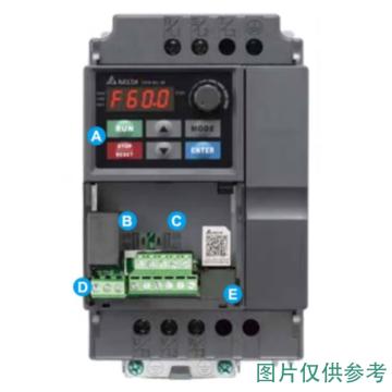 台达/Delta 低压通用型变频器，VFD004EL43W 售卖规格：1台