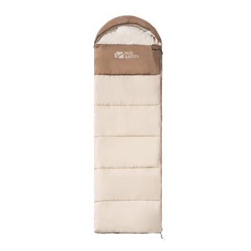 牧高笛 可拼接保暖室内露营单人隔脏棉睡袋，NX21562008 2.2KG祥云系列 浅沙色（右） 售卖规格：1个